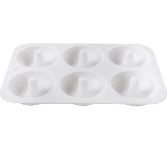Изображение товара Силиконовая форма для выпечки пирожных S-CHIEF SPC-0338 27.5x17.5 см пончики 693443