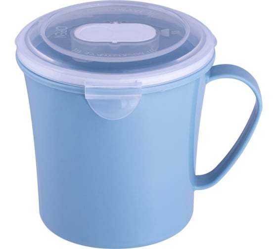 Изображение товара Контейнер-кружка с клапаном Полимербыт MOVE 0.65 л, для СВЧ 434580100