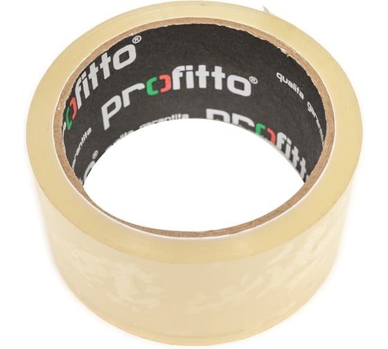 Изображение товара Упаковочная клейкая лента PROFITTO 48 мм х 55 м, 38 мкм, прозрачная 55755