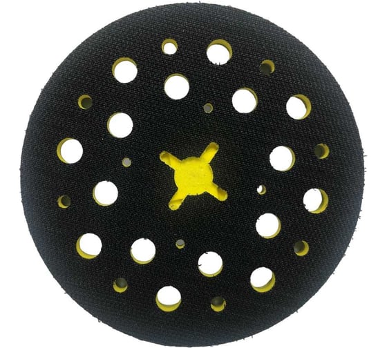 Изображение товара Шлифовальная опора (подошва, тарелка) для Mirka 125 мм, средняя жесткость, длинный крючок, 32 отверстия Speed Phantom QD0148