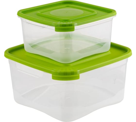 Изображение товара Комлпект Полимербыт КАСКАД 2 шт., квадро, 0.46 л, 1 л 436700200