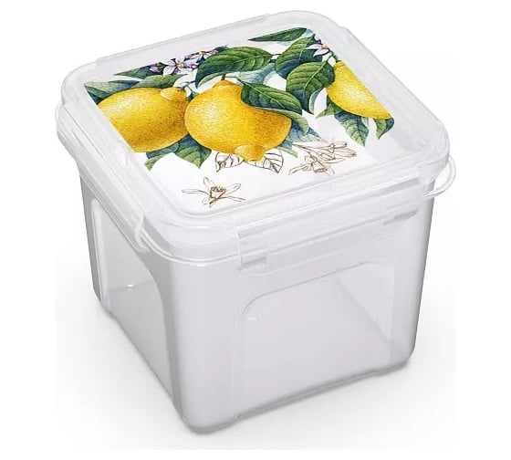 Изображение товара Квадратный контейнер Полимербыт Fresh для СВЧ, 0.9 л 435725800