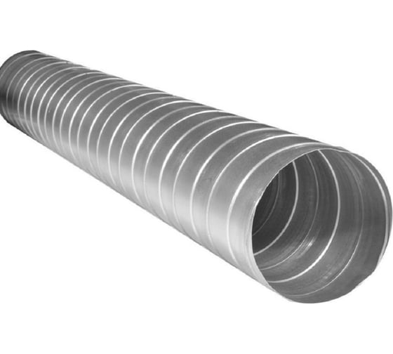 Изображение товара Воздуховод спирально-навивной 125 мм, 0.55 мм, 1 м Diaflex УФ-01003799