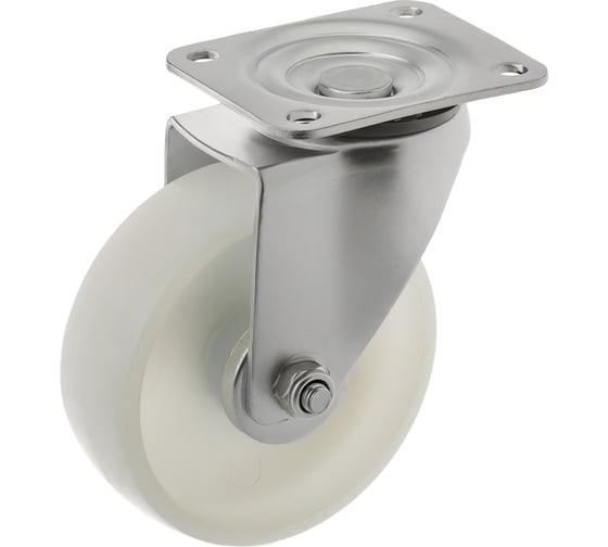 Изображение товара Колесо большегрузное нейлоновое поворотное с площадкой SCpn 53 (125 мм; 200 кг) А5 1006366