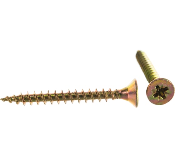 Изображение товара Шуруп VIPкрепеж жёлтый цинк 103 шт 31386 VIP