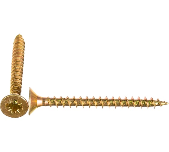 Изображение товара Шуруп VIPкрепеж жёлтый цинк 120 шт 31366 VIPS