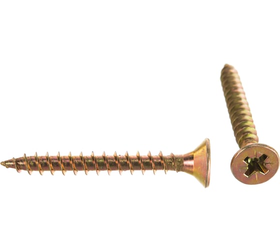 Изображение товара Шуруп VIPкрепеж жёлтый цинк 59 шт 31404 VIP