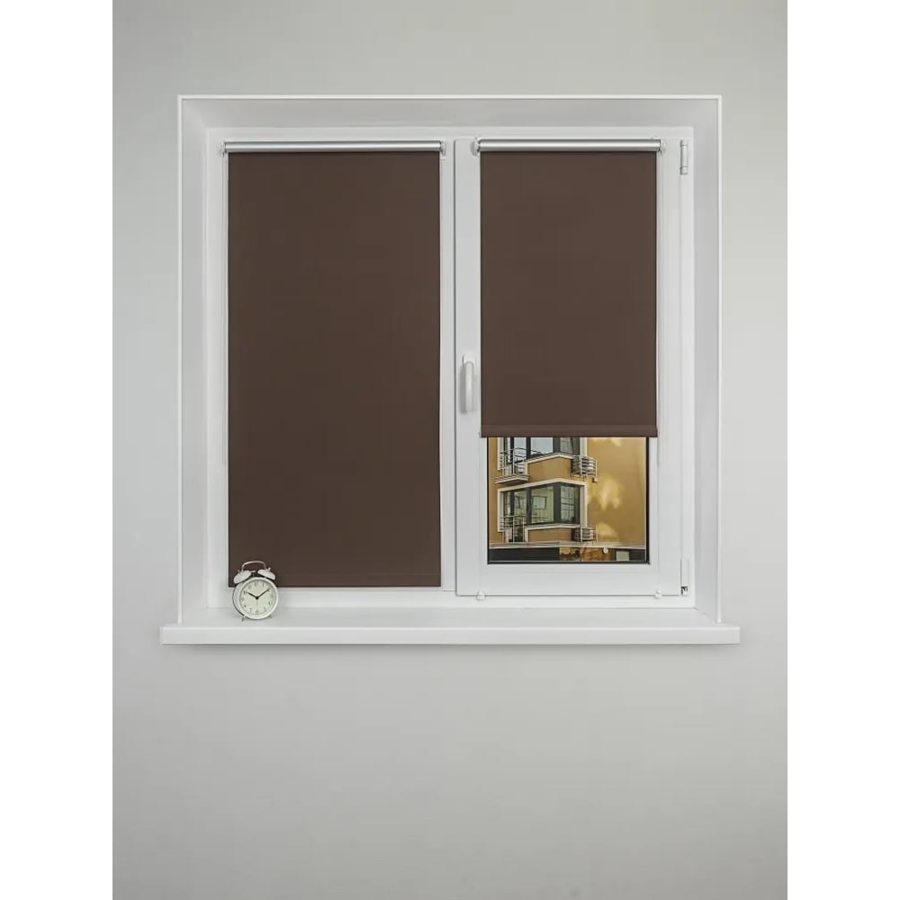 Изображение товара Рулонная штора LM DECOR Blackout lm 68-09 коричневая 78x160 см