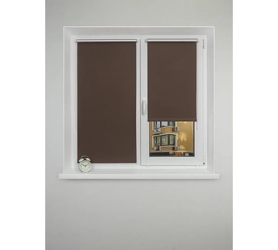 Изображение товара Рулонная штора LM DECOR blackout lm 68-09 коричневый, 78x160 см 6809078