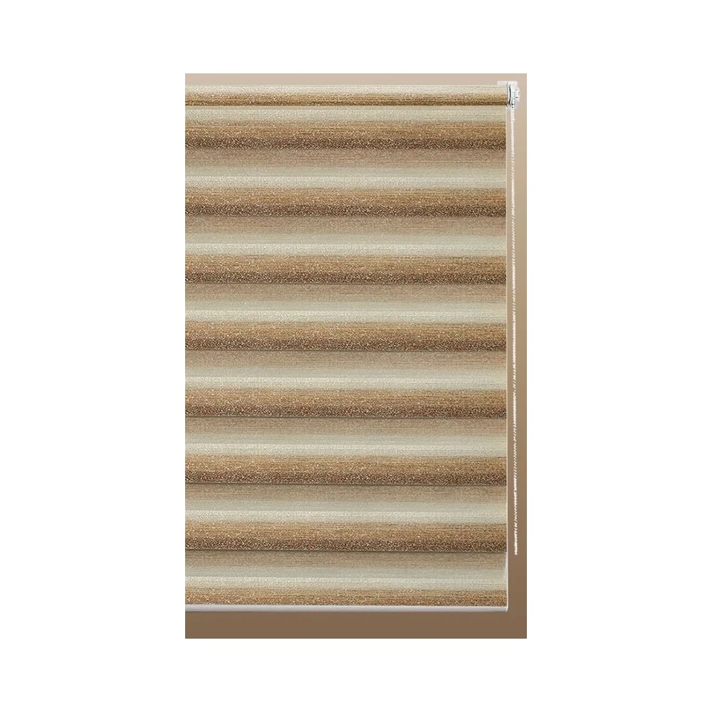 Изображение товара Рулонная штора день-ночь LM DECOR LB 55-03, 200x185 см, бежево-коричневая