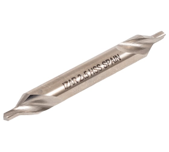 Изображение товара Сверло центровочное 2 мм, тип А, DIN333А, HSS, тип 1310 IZAR 40016 25577