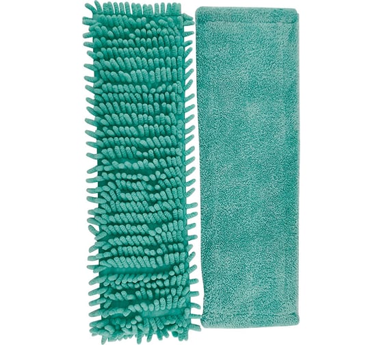 Изображение товара Набор насадок из микрофибры для швабры Рыжий кот 2 шт, короткий и длинный ворс 310489