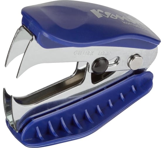 Изображение товара Антистеплер Комус pasbl2430 №10, 246, 266, до 30 листов, пластик-сталь, синий 1271908