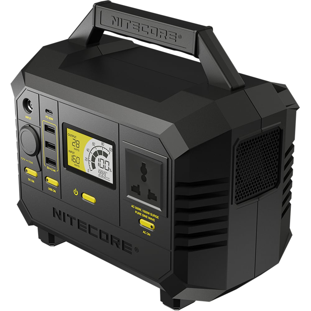 Изображение товара Портативная электростанция Nitecore NES500 144000мАч мощность 60 Вт