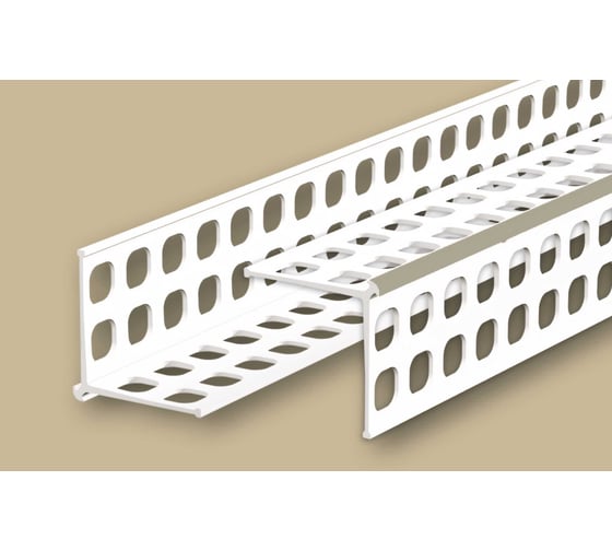 Изображение товара Штукатурный угол IDEAL Евро 2 мм, 3 м, 001 белый Ш-У2 001 БЕЛ