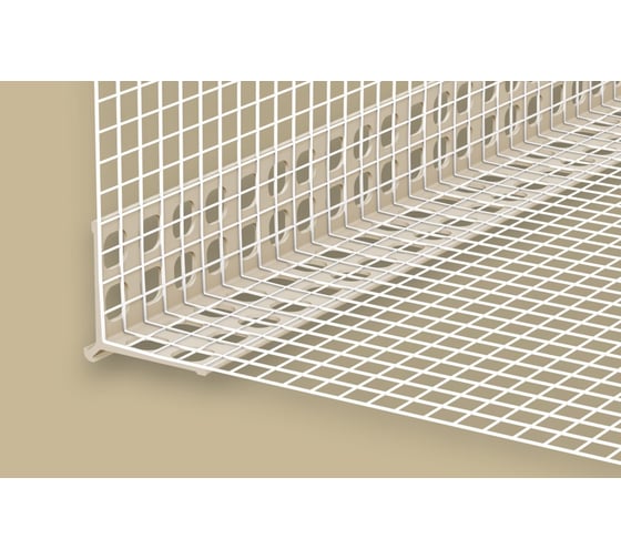 Изображение товара Штукатурный угол IDEAL Евро 4 мм, с сеткой, 100x150 мм, 3 м Ш-У4С 0