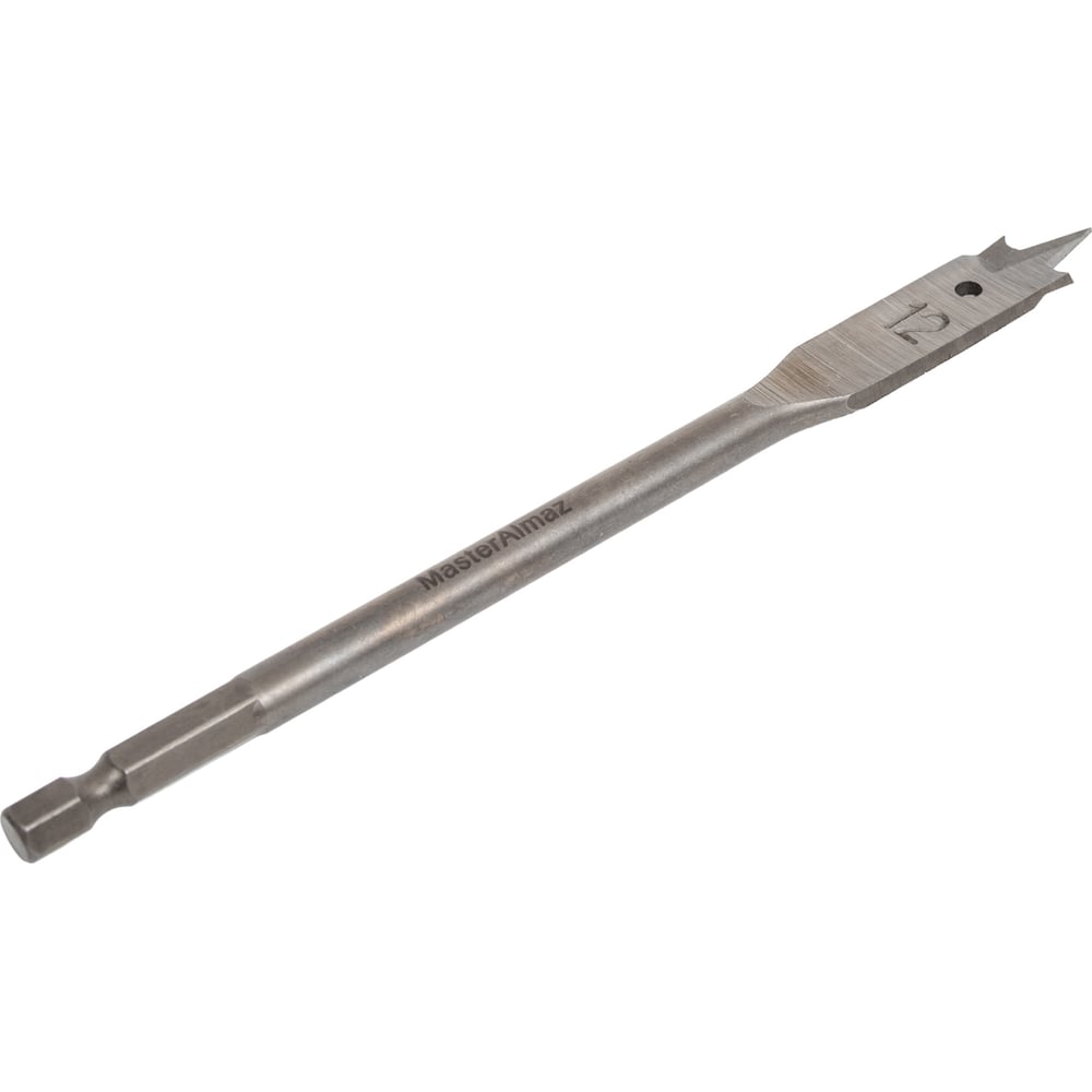 Изображение товара Сверло по дереву Wood spade bits 12 мм МастерАлмаз для точных отверстий в дереве