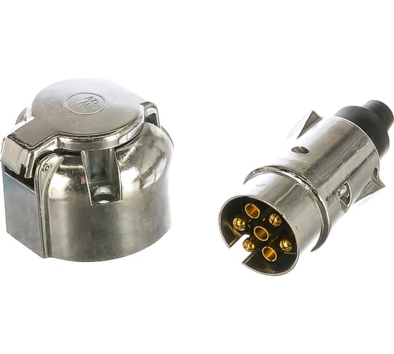 Изображение товара Разъем-электро фаркопа в блистере /металл/ , комплект AUTOVIRAZH AV-4007