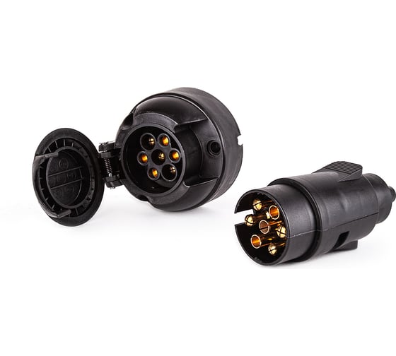 Изображение товара Разъем-электро фаркопа в блистере /пластик/ , комплект AUTOVIRAZH AV-4107