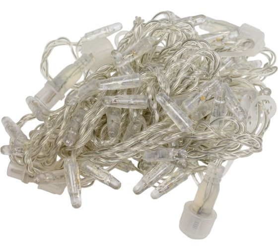 Изображение товара Гирлянда TEAMPROF Нить 10 м, 220В, флэш, колпачок, зеленый, прозрачный провод TPF-S10CF-220V-CT/G