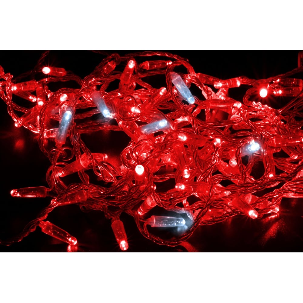 Изображение товара Гирлянда TEAMPROF Нить 10 м, 220В, Красная, IP65