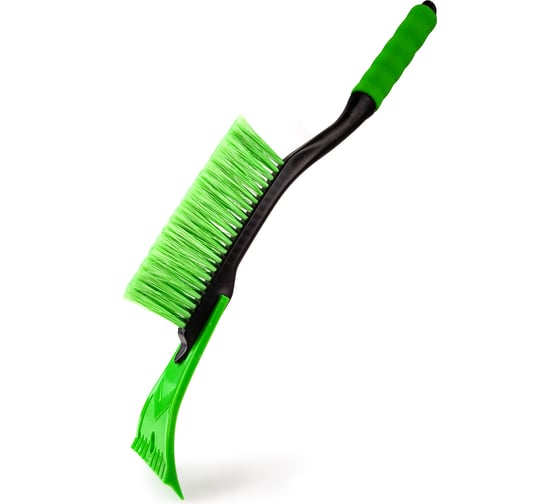 Изображение товара Щетка со скребком для удаления снега и льда с мягкой ручкой 55см AUTOVIRAZH AV-2113