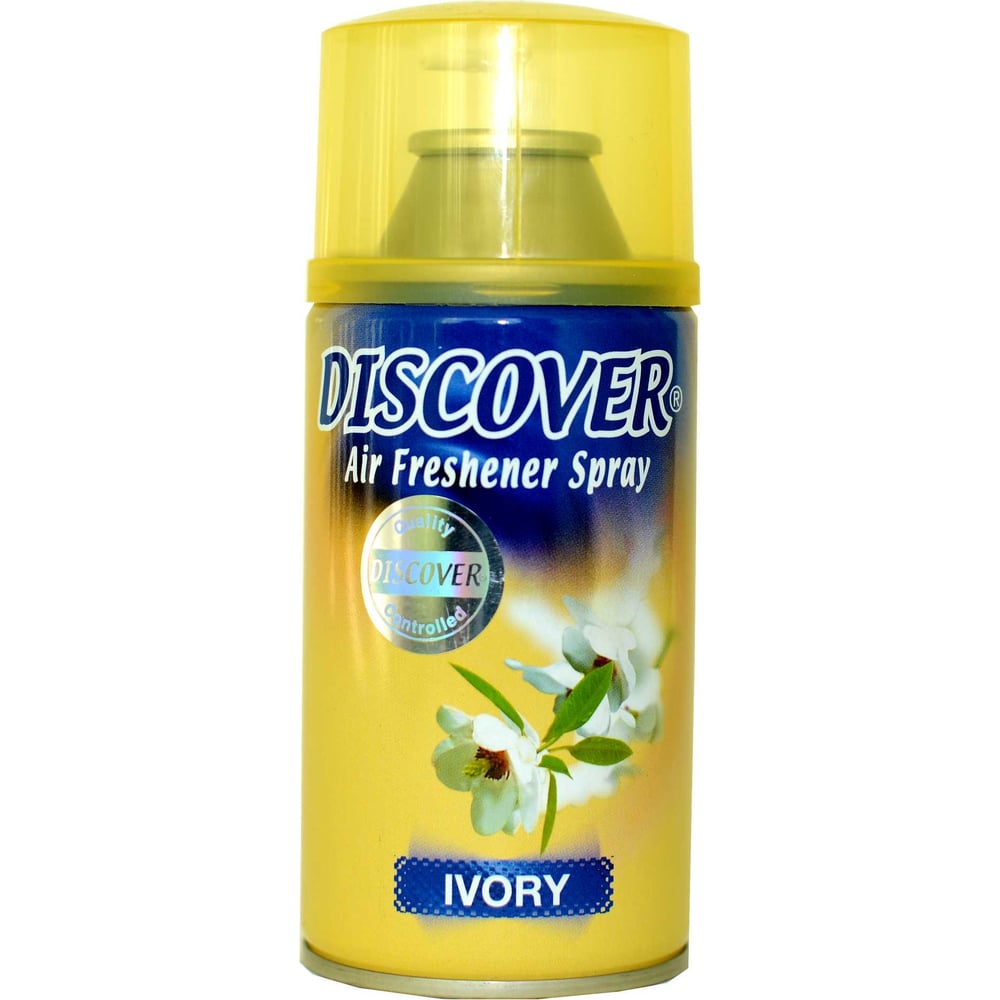 Изображение товара Сменный баллон для автоматического освежителя DISCOVER IVORY 320 мл, древесный/пряный DSR 0016-01