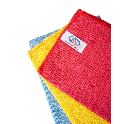 Изображение товара Салфетки из микрофибры 3 шт, AUTOVIRAZH AV-018003