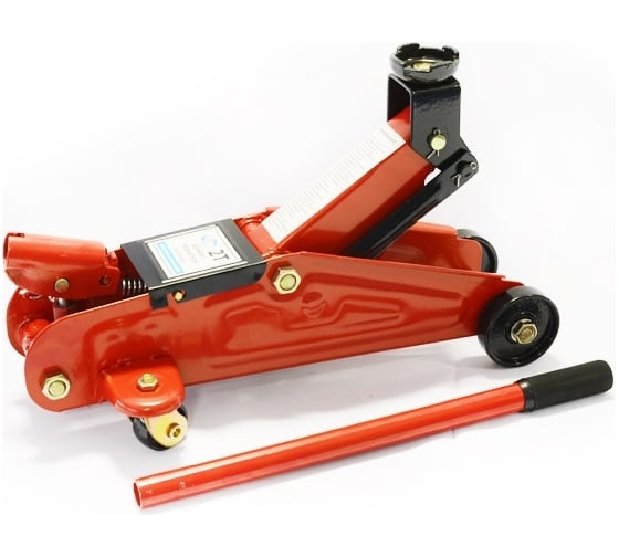 Изображение товара Гидравлический подкатной домкрат 2т +кейс /красный/ /подъем 310 мм/ AUTOVIRAZH AV-075202