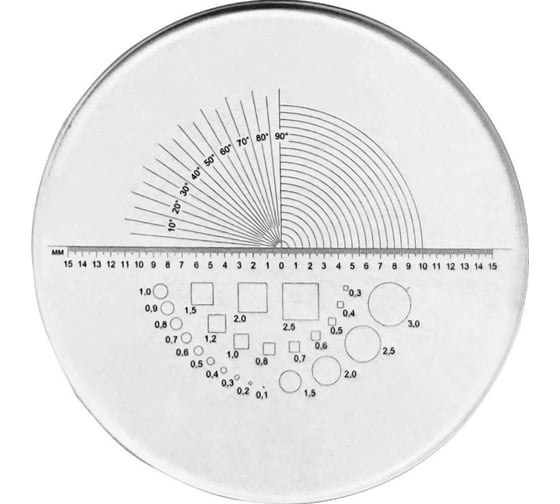 Изображение товара Линза измерительная к лупе ЛИ-3-10x (тип 2) АЛЬФА-НДТ УП-00003716