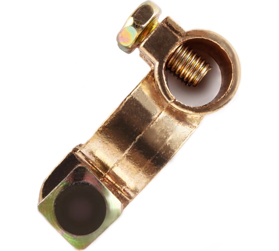 Изображение товара Клеммы AUTOVIRAZH АКБ +, - латунь 2, в блистере, комплект AV-010101