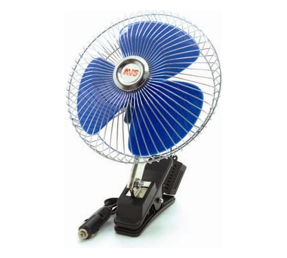 Изображение товара Вращающийся вентилятор 6 на прищепке 12 V AUTOVIRAZH AV-26121