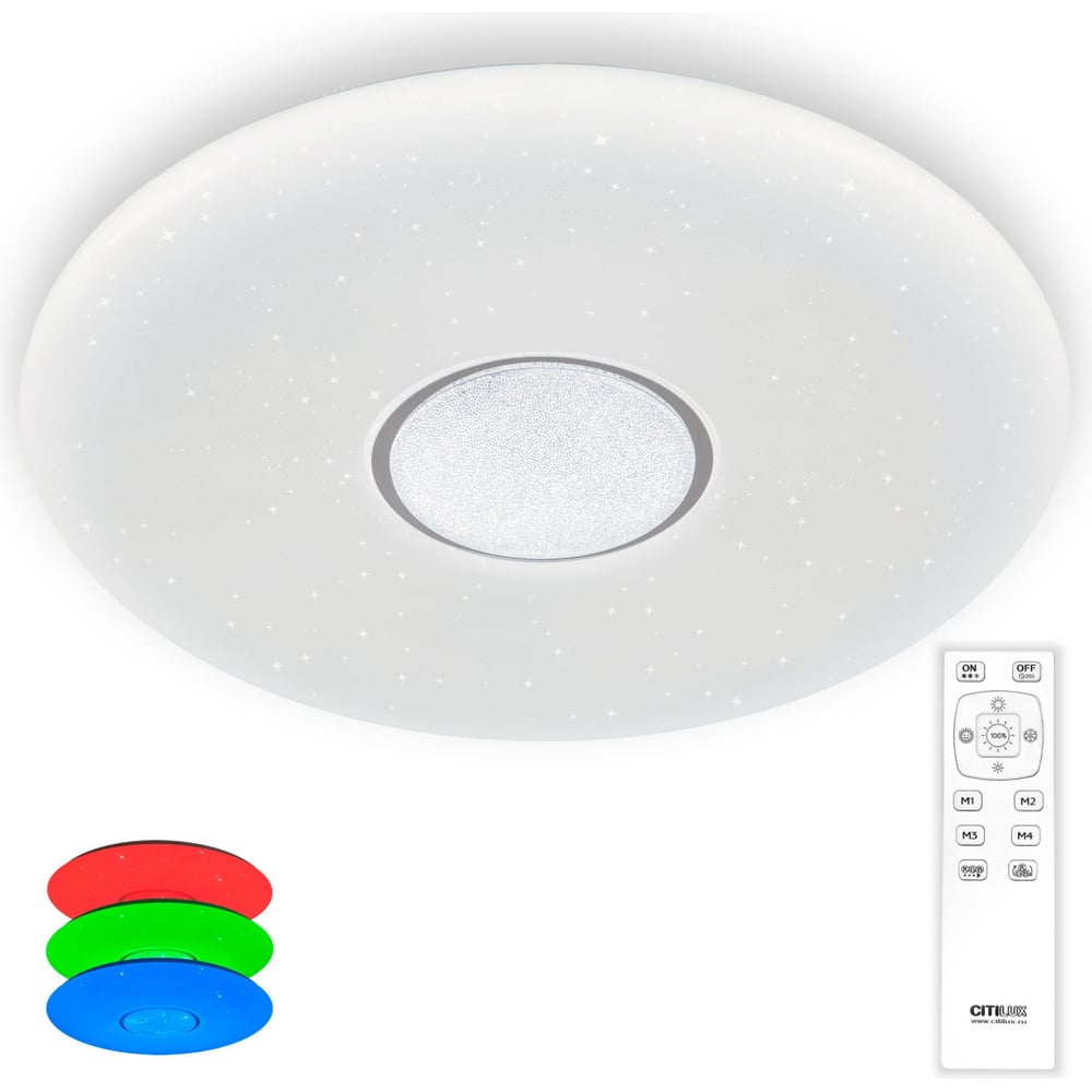 Изображение товара Светильник Citilux Санта LED с пультом CL723900G