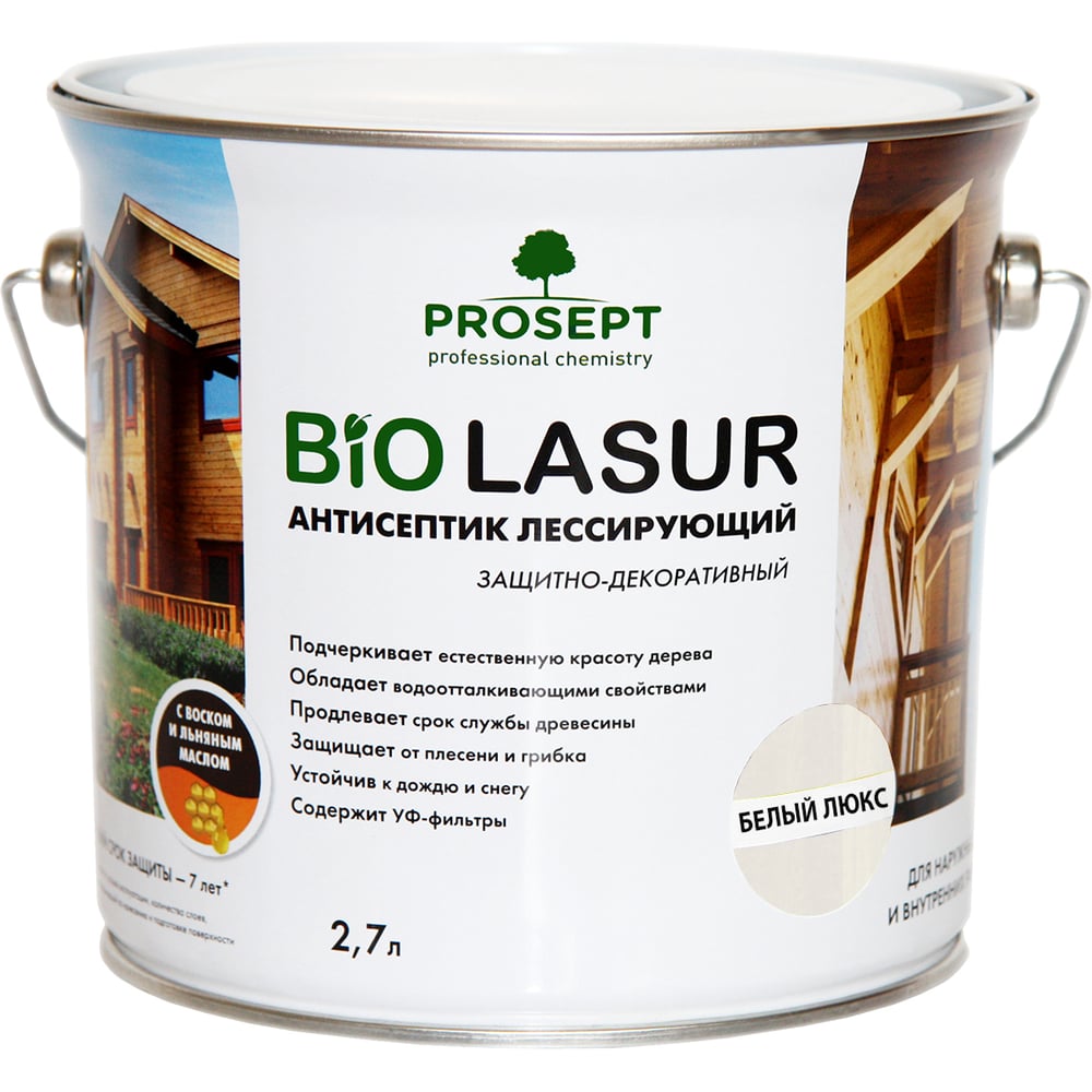 Лессирующий защитно-декоративный пропитка PROSEPT BIO LASUR 032-2