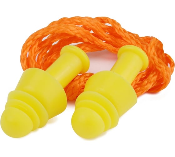 Изображение товара Беруши со шнурком Ампаро КАСКАД, в индивидуальном контейнере, 30 Дб, 1 пара 384718-К