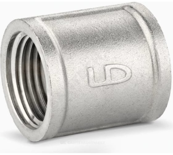 Изображение товара Муфта LD dn25 (1") вр., латунь никель LD.67.502.25