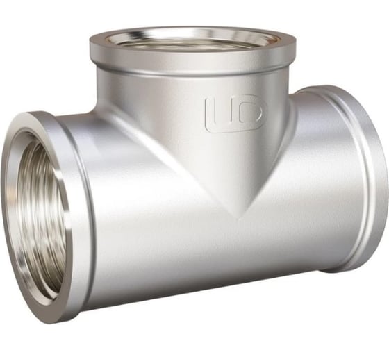 Изображение товара Тройник LD dn20 (3/4") вр/вр/вр латунь никель LD.67.514.20