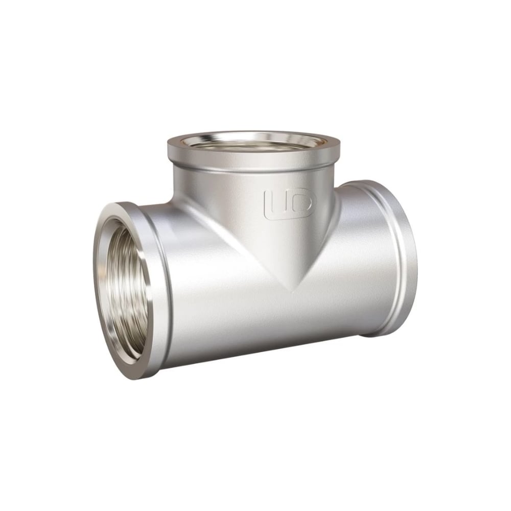 Изображение товара Тройник LD dn25 (1) вр/вр/вр латунь никель