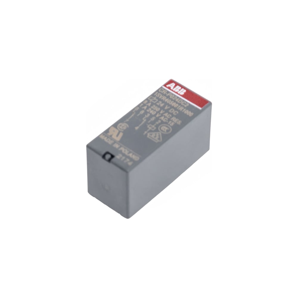Изображение товара Промежуточное реле ABB CR-P024DC2 24B DC 2ПК 8A 1SVR405601R1000