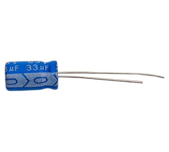 Изображение товара Электролитический конденсатор JB Capacitors 33мкФ, 63В, 105C, 6.3x11мм, JRB1J330M02500630110000B-74