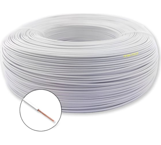 Изображение товара Автомобильный провод ПРОВОДНИК пгва 1x0.5 мм2 белый, 5м OZ480661L5