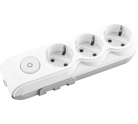 Изображение товара 3-местная колодка Ovivo с заземлением, с выключателем, 700-000000-123