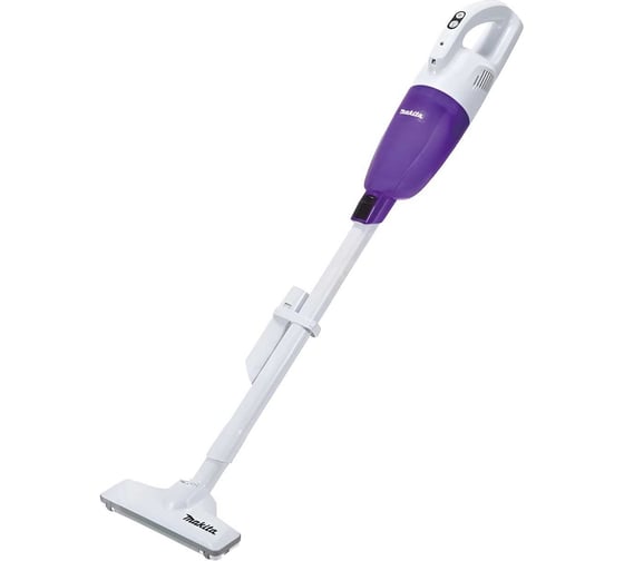 Изображение товара Аккумуляторный пылесос Makita фиолетовый, 12 В, 1400 л/мин, 5 кПа, 0.65 л (встр. 1x2.0Ач, з/у) CL117FDX7