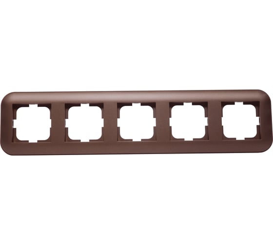 Изображение товара 5-местная рамка Ovivo LOFT, мокка, 404-190019-250