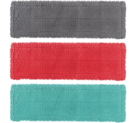 Изображение товара Насадка к швабре МУЛЬТИДОМ "СТИЛЬ" с усиленной платформой, 42.5x14.5 см, 3 цвета НК58-352