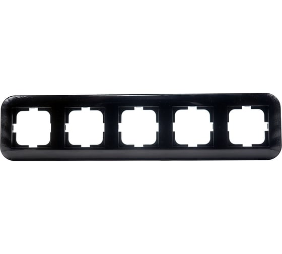 Изображение товара 5-местная рамка OVIVO LOFT, черный, 404-080008-250