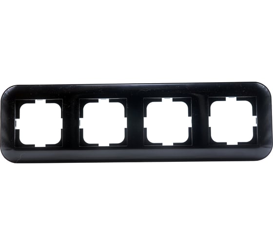 Изображение товара 4-местная рамка OVIVO LOFT, черный, 404-080008-228