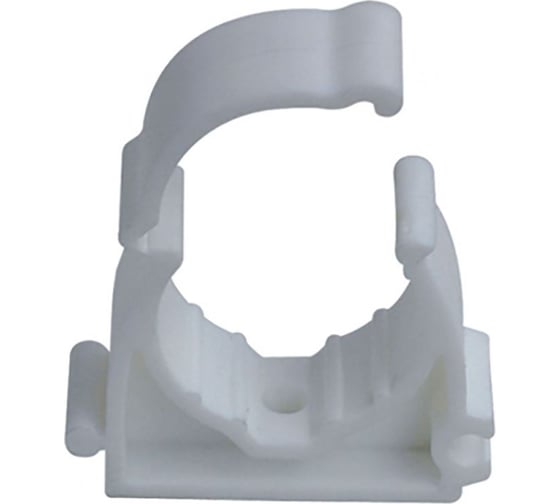 Изображение товара Крепление для трубы TIM диаметр 25мм, с защелкой, 10 шт. 772496