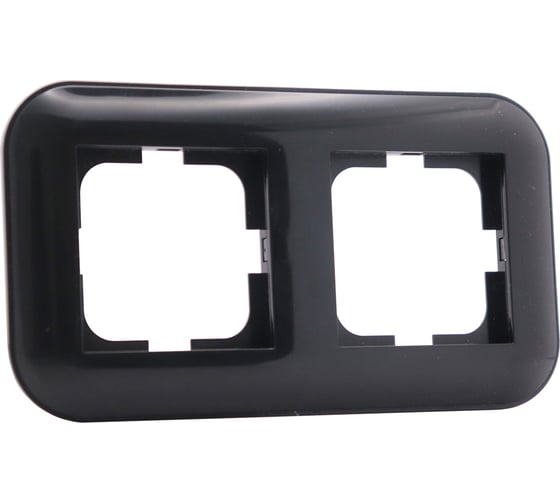 Изображение товара 2-местная рамка OVIVO LOFT, черный, 404-080008-226