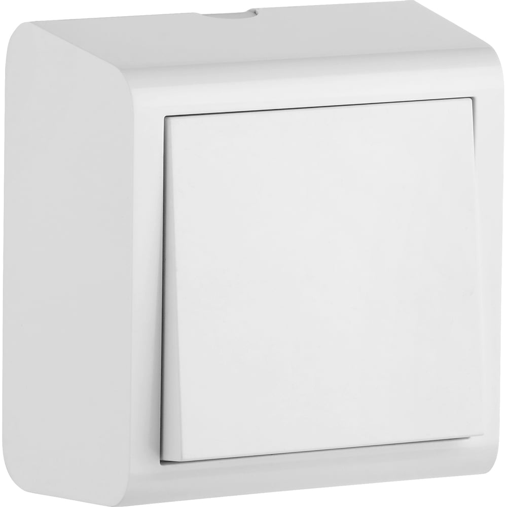 Изображение товара 1-клавишный выключатель Ovivo NIVO, ОУ, белый, 402-010000-200